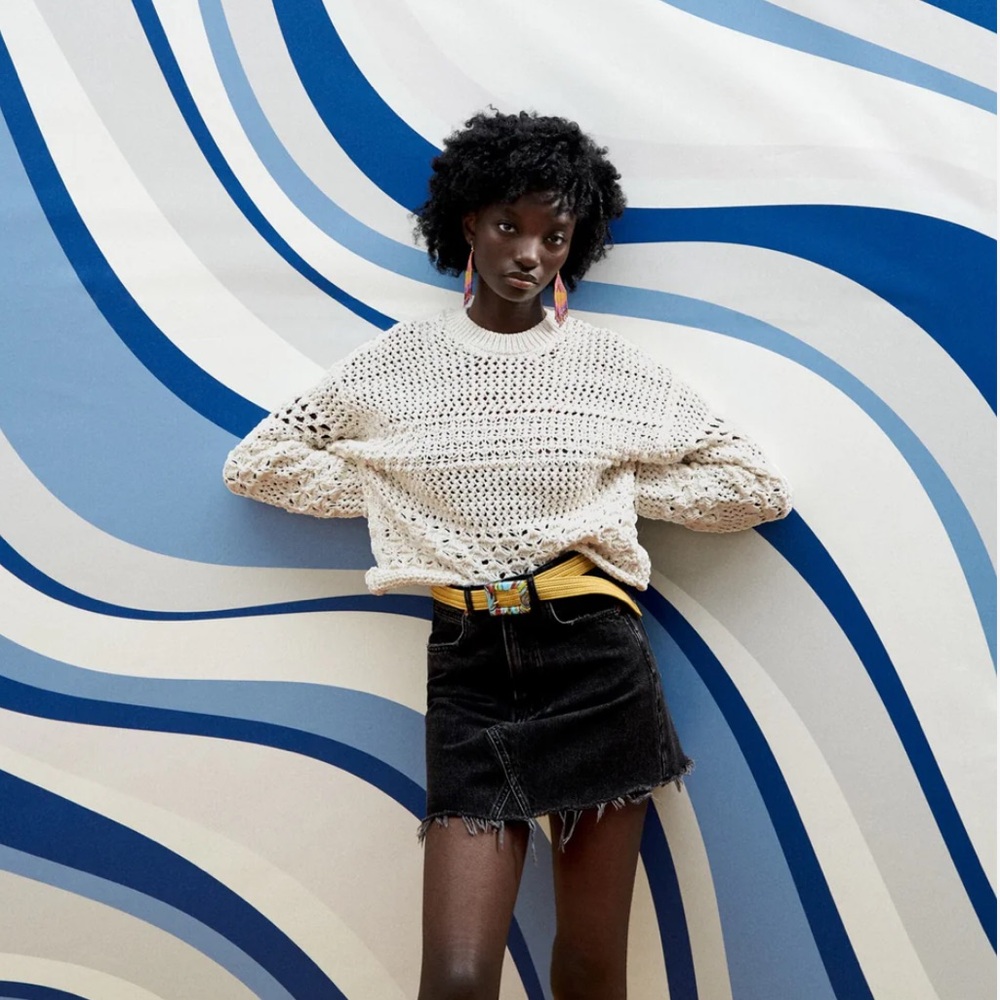 ZARA DENIM SKIRT